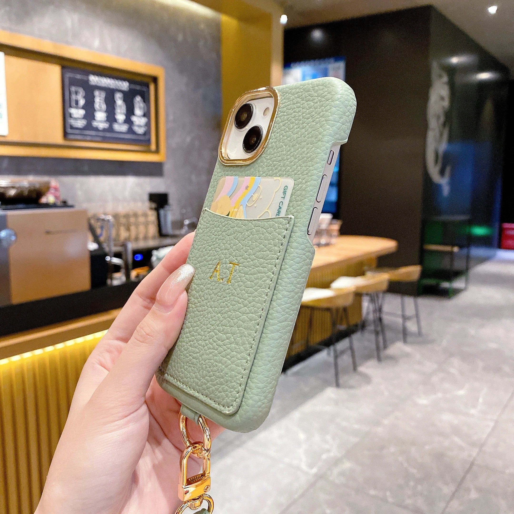 Case Gold Holder com alça