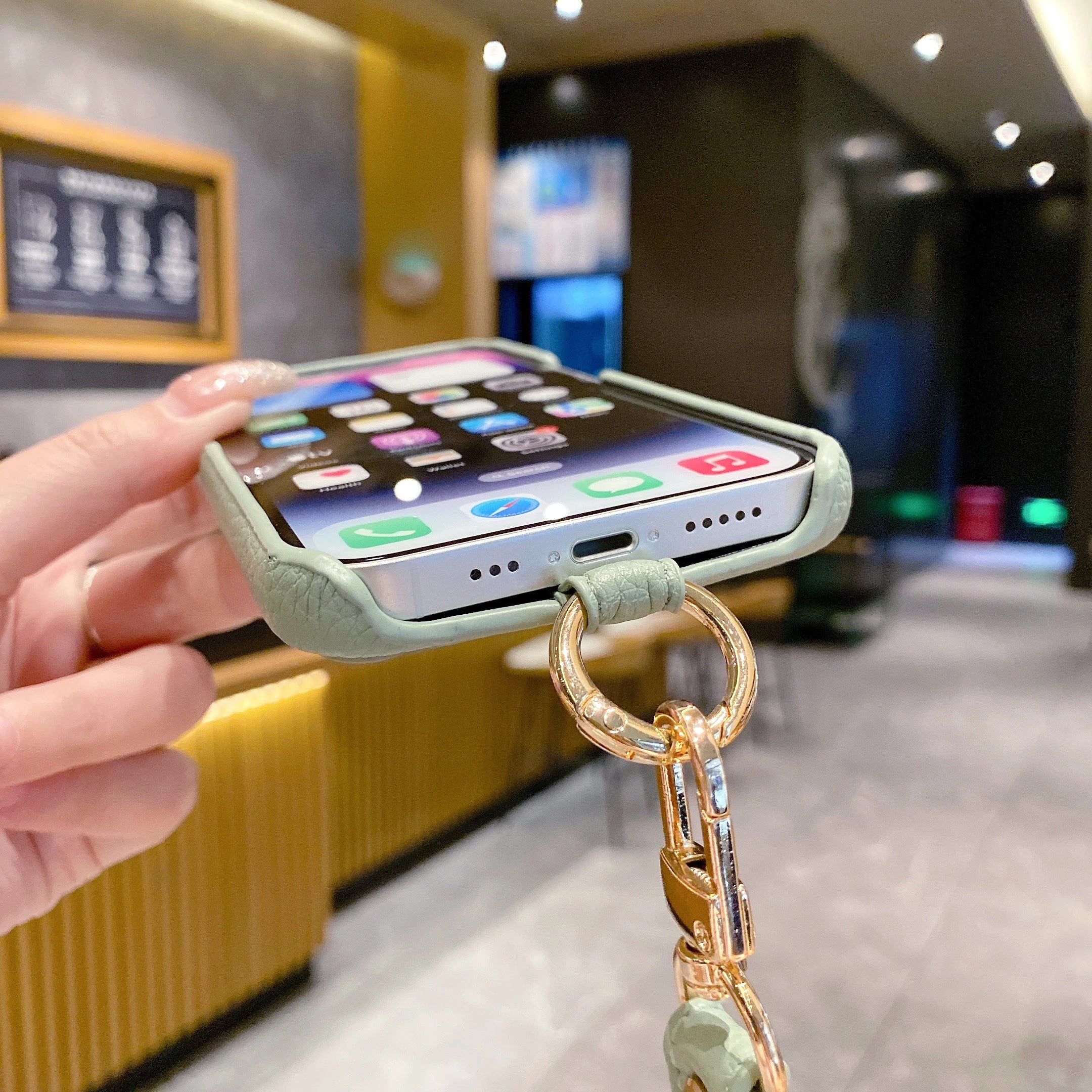 Case Gold Holder com alça