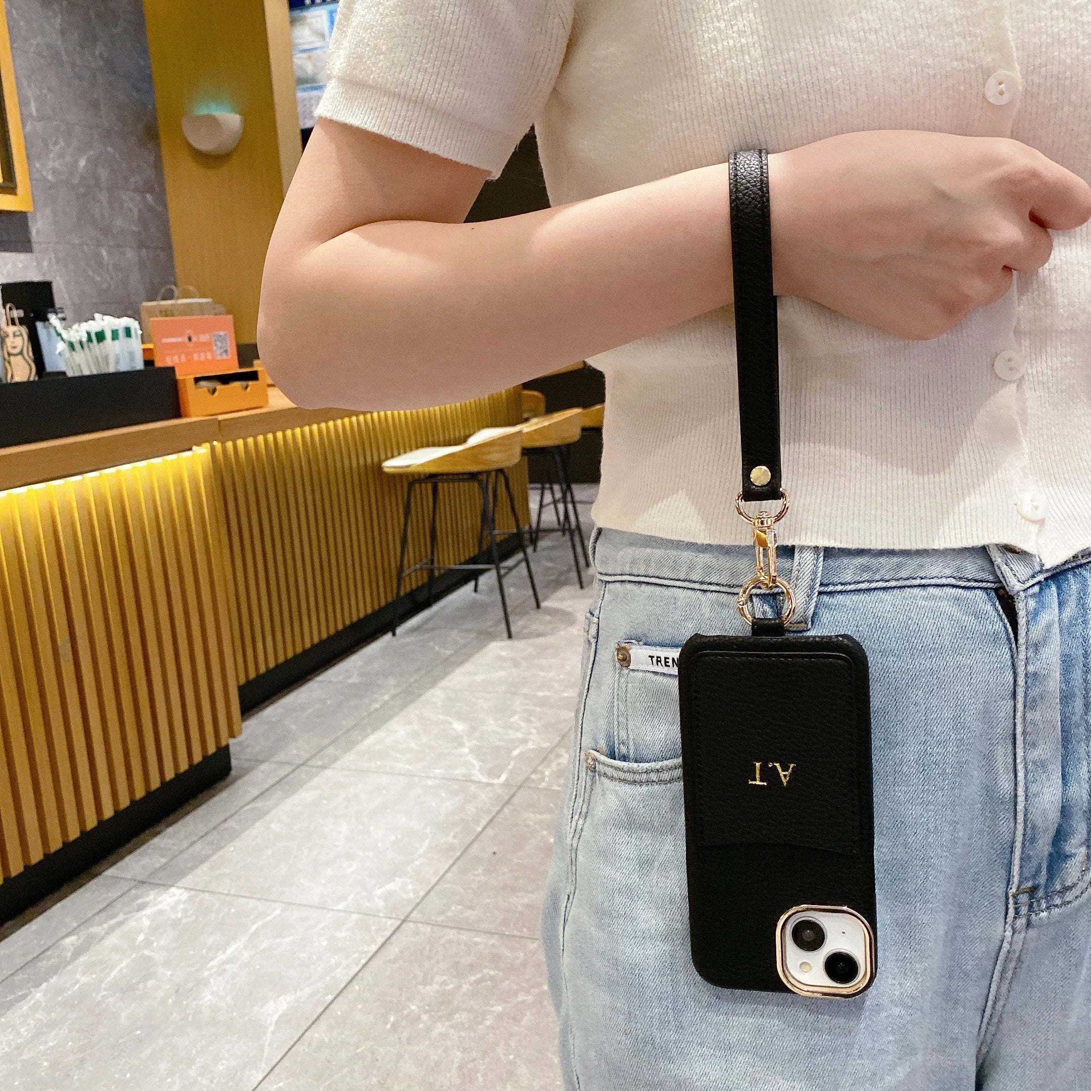Case Gold Holder com alça