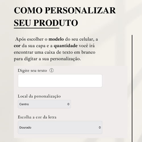 Case Gold Premium com alça