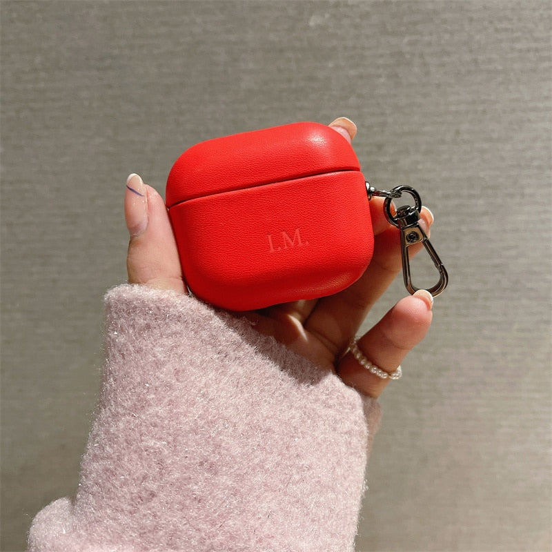 Case AirPod - Couro Liso