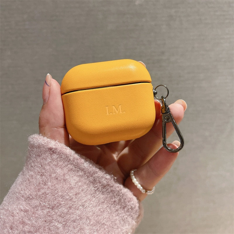 Case AirPod - Couro Liso