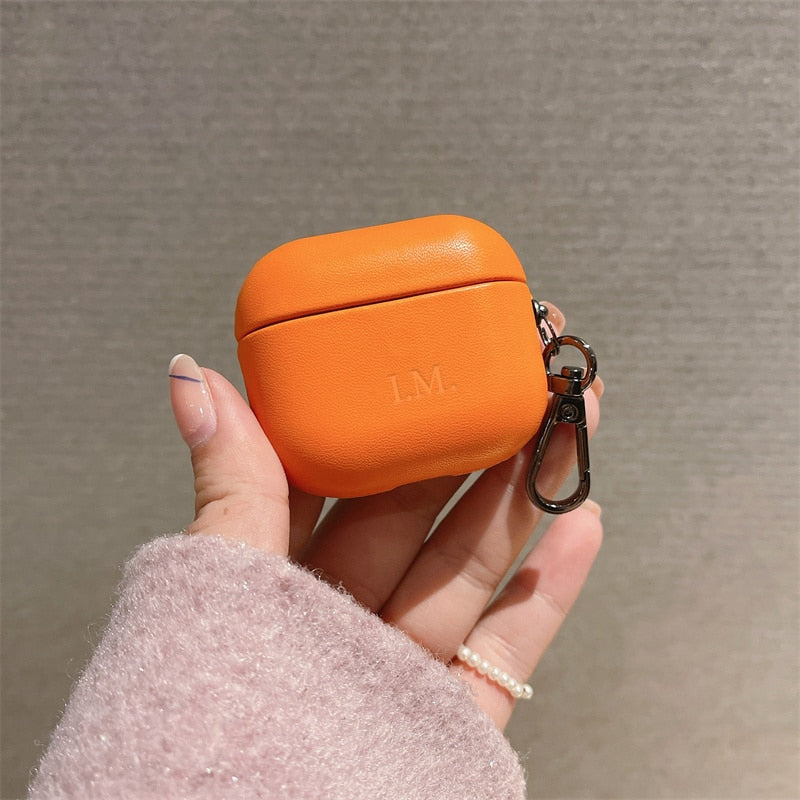 Case AirPod - Couro Liso