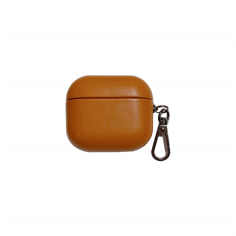 Case AirPod - Couro Liso