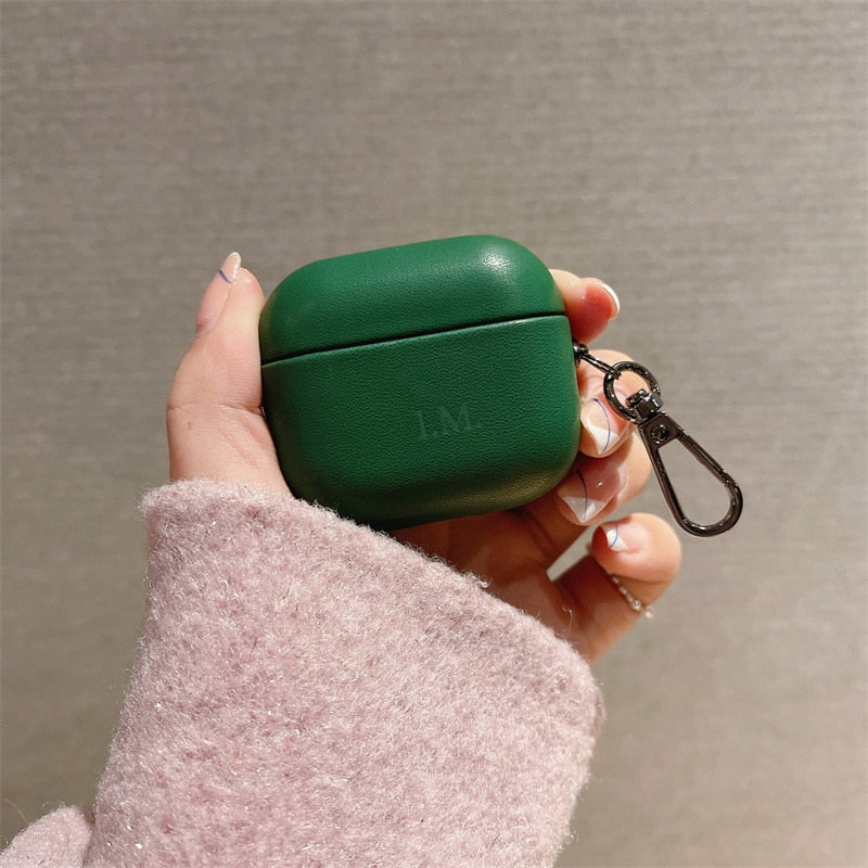 Case AirPod - Couro Liso