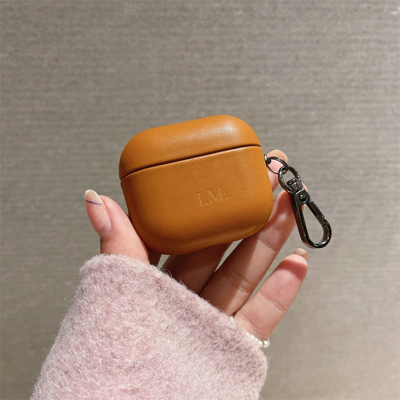 Case AirPod - Couro Liso