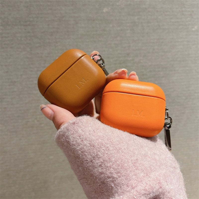 Case AirPod - Couro Liso