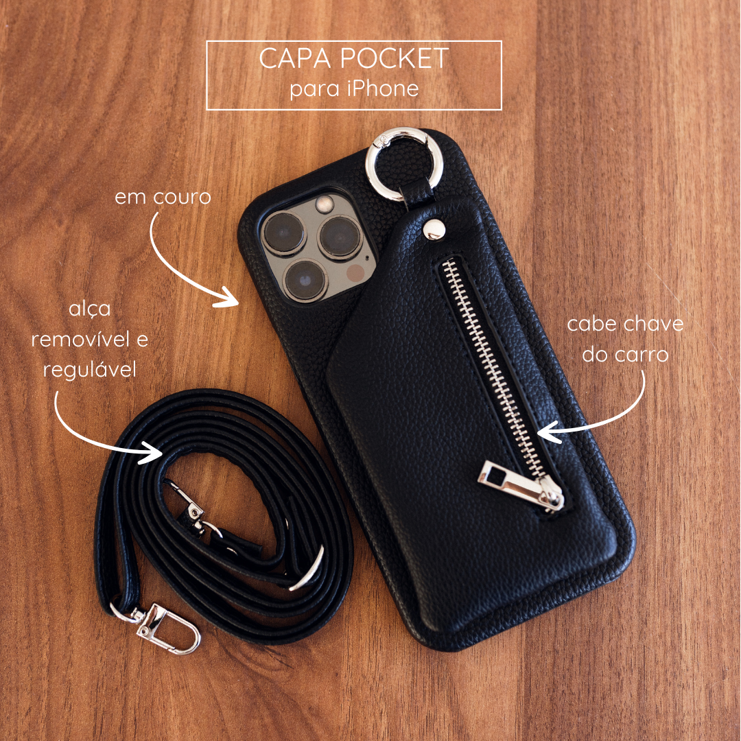 Capa Pocket |  Ideal para quem valoriza estilo e praticidade no dia a dia